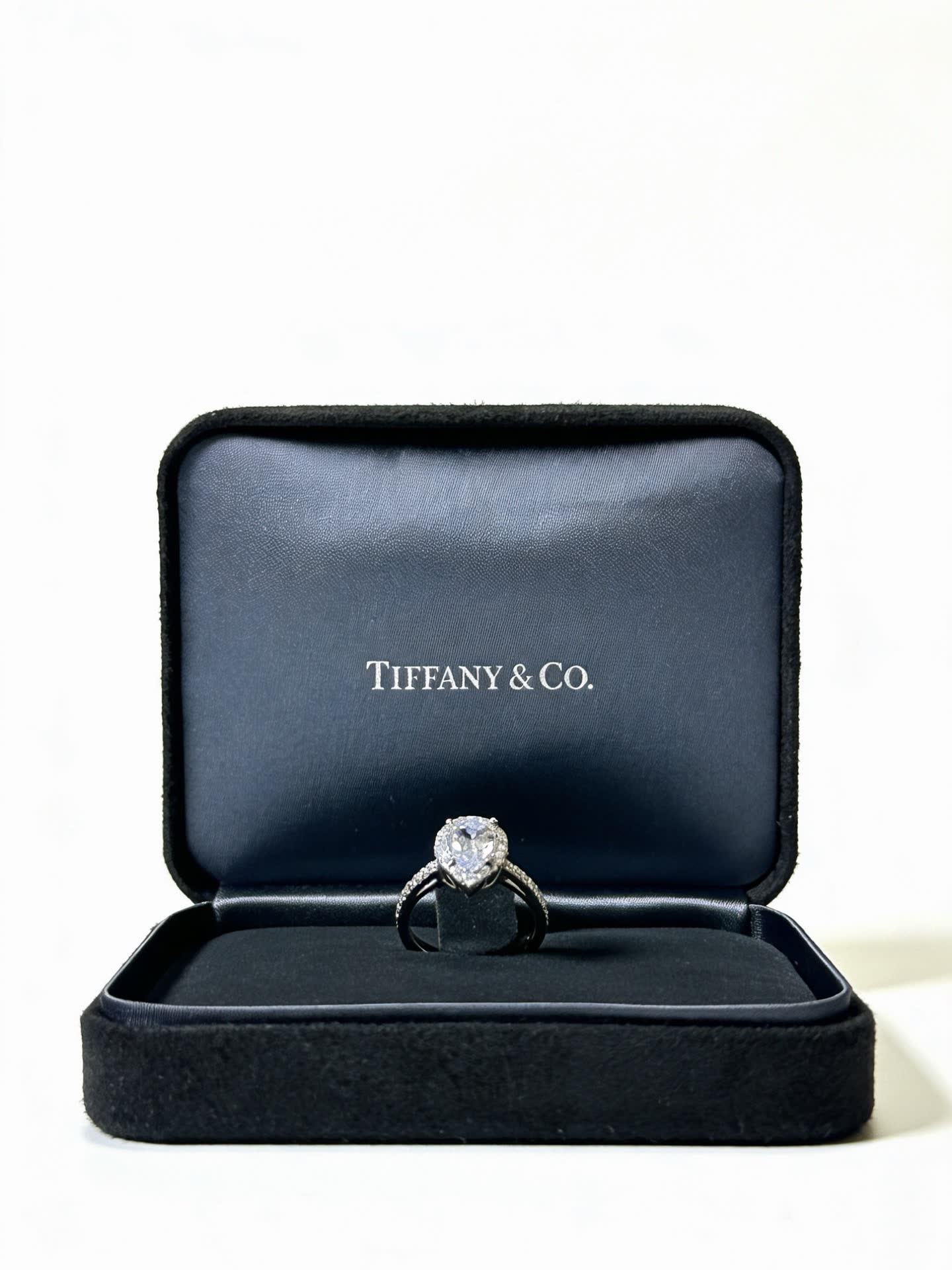 Tiffany & Co. Pear-Shaped Diamond Engagement Ring